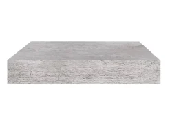 Prateleira* Prateleiras de parede 2 pcs 23x23,5x3,8cm MDF -cimento PT124540 Cinzento