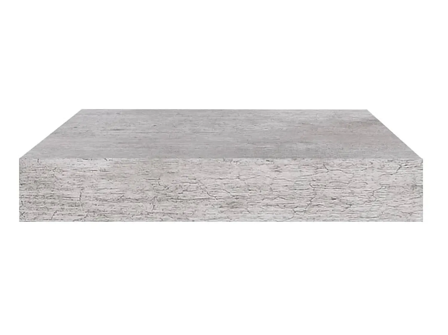 Prateleira* Prateleiras de parede 2 pcs 23x23,5x3,8cm MDF -cimento PT124540 Cinzento