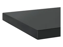 Sale vidaxl Prateleiras de parede 2 pcs 50x30x3 cm aço inoxidável prateado Preto