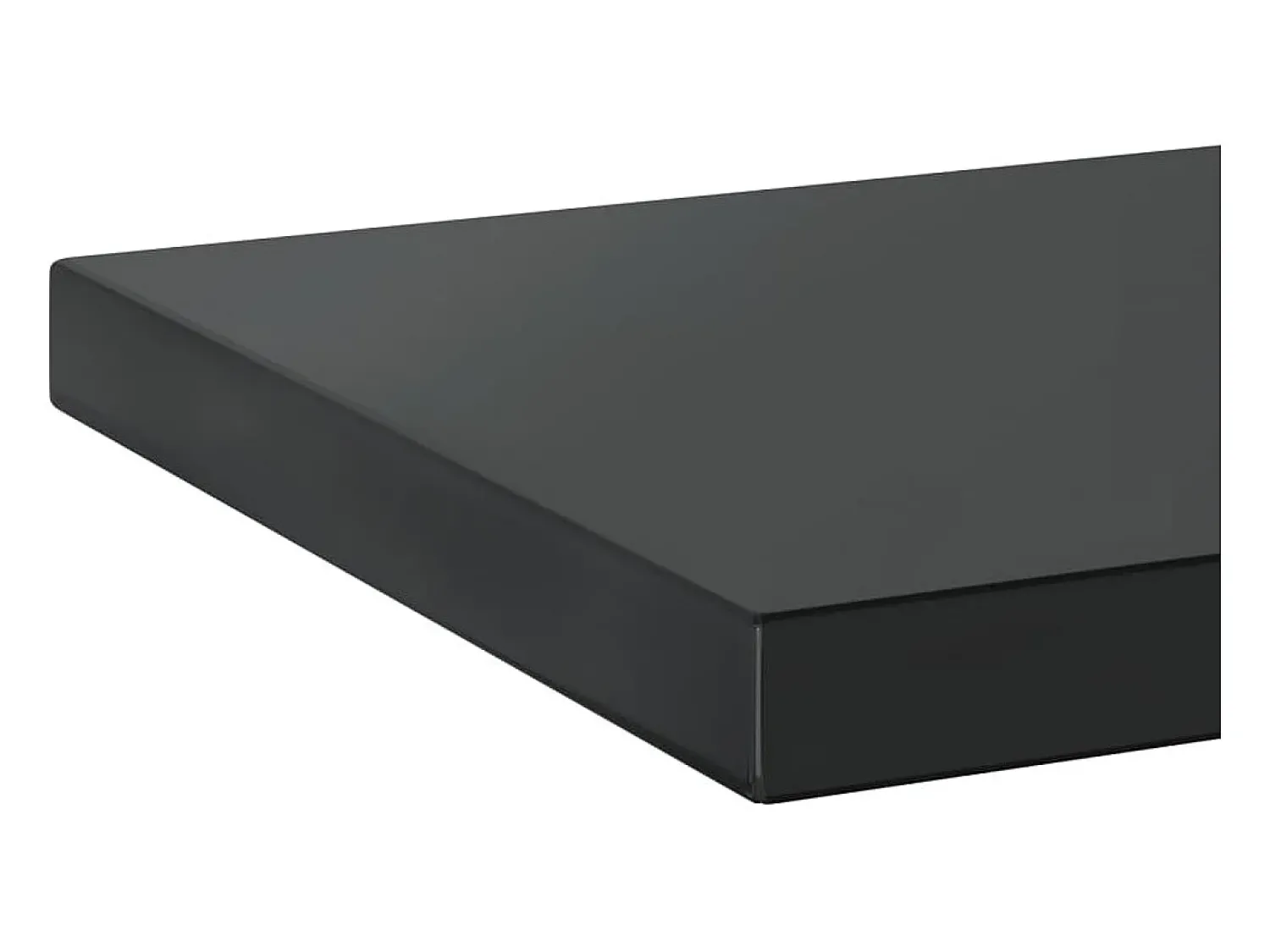 Sale vidaxl Prateleiras de parede 2 pcs 50x30x3 cm aço inoxidável prateado Preto