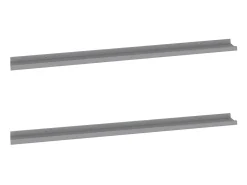 Prateleira| Prateleiras de parede 2 pcs 115x9x3 cm PT506980 Cinzento