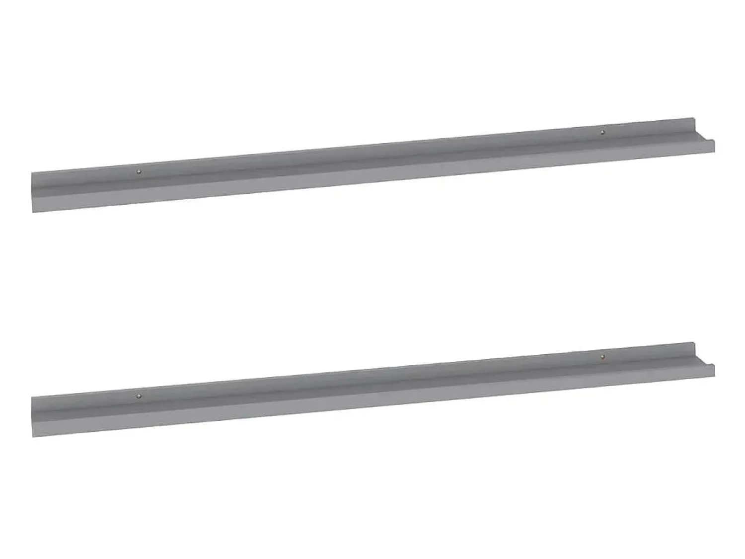 Prateleira| Prateleiras de parede 2 pcs 115x9x3 cm PT506980 Cinzento