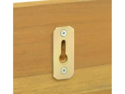 Prateleira|vidaxl Prateleiras de parede 2 pcs 110x10x10 cm madeira de teca maciça Castanho