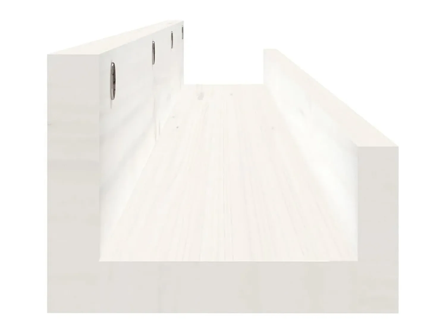 Prateleiras de parede 2 pcs 110x12x9 cm pinho maciço PT990482^ Prateleira