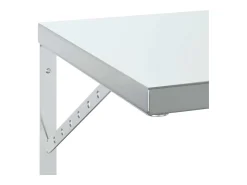 Prateleira*vidaxl Prateleiras de parede 2 pcs 75x40 cm aço inoxidável Prateado