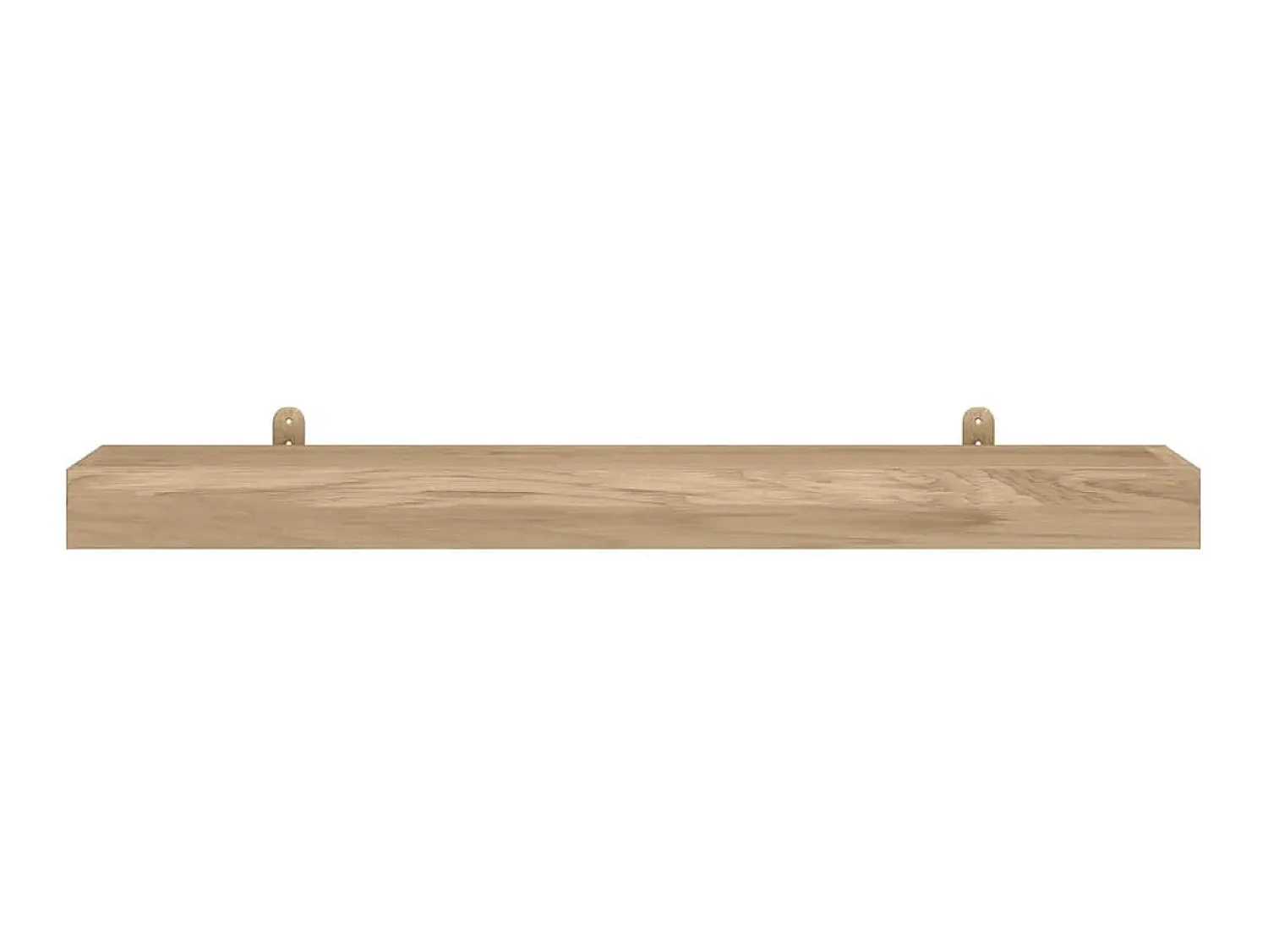 Prateleiras de parede 2 pcs 110x15x4 cm madeira de teca maciça PT121371^ Prateleira