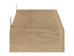 Prateleiras de parede 2 pcs 110x15x4 cm madeira de teca maciça PT121371^ Prateleira