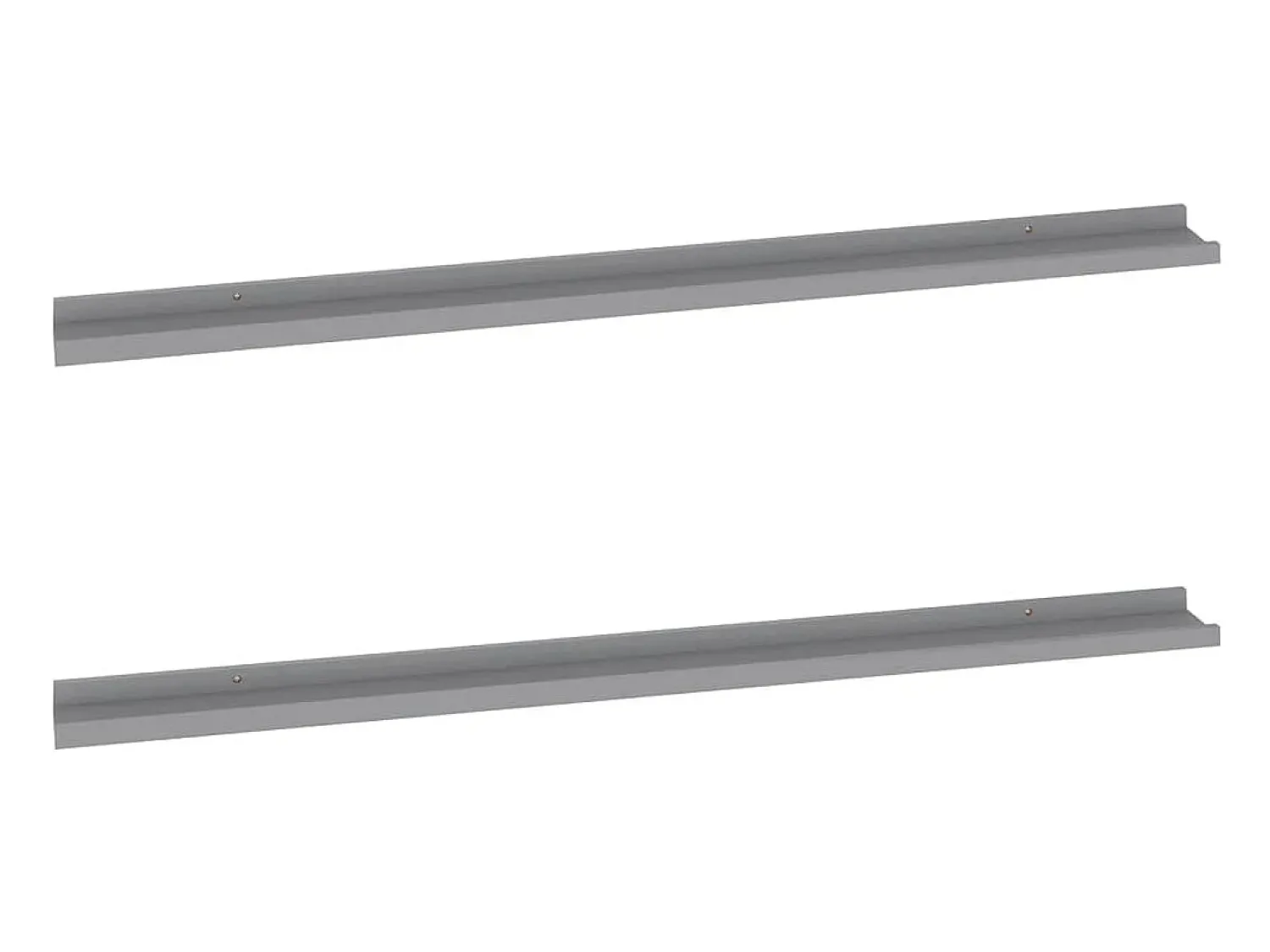 Prateleira*vidaxl Prateleiras de parede 2 pcs 115x9x3 cm Cinzento