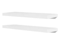 Prateleira*vidaxl Prateleiras de parede 4 pcs 80 cm Branco