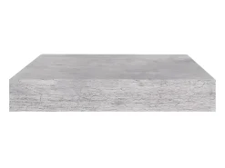 Prateleira* Prateleiras de parede 4 pcs 23x23,5x3,8cm MDF -cimento PT597547 Cinzento