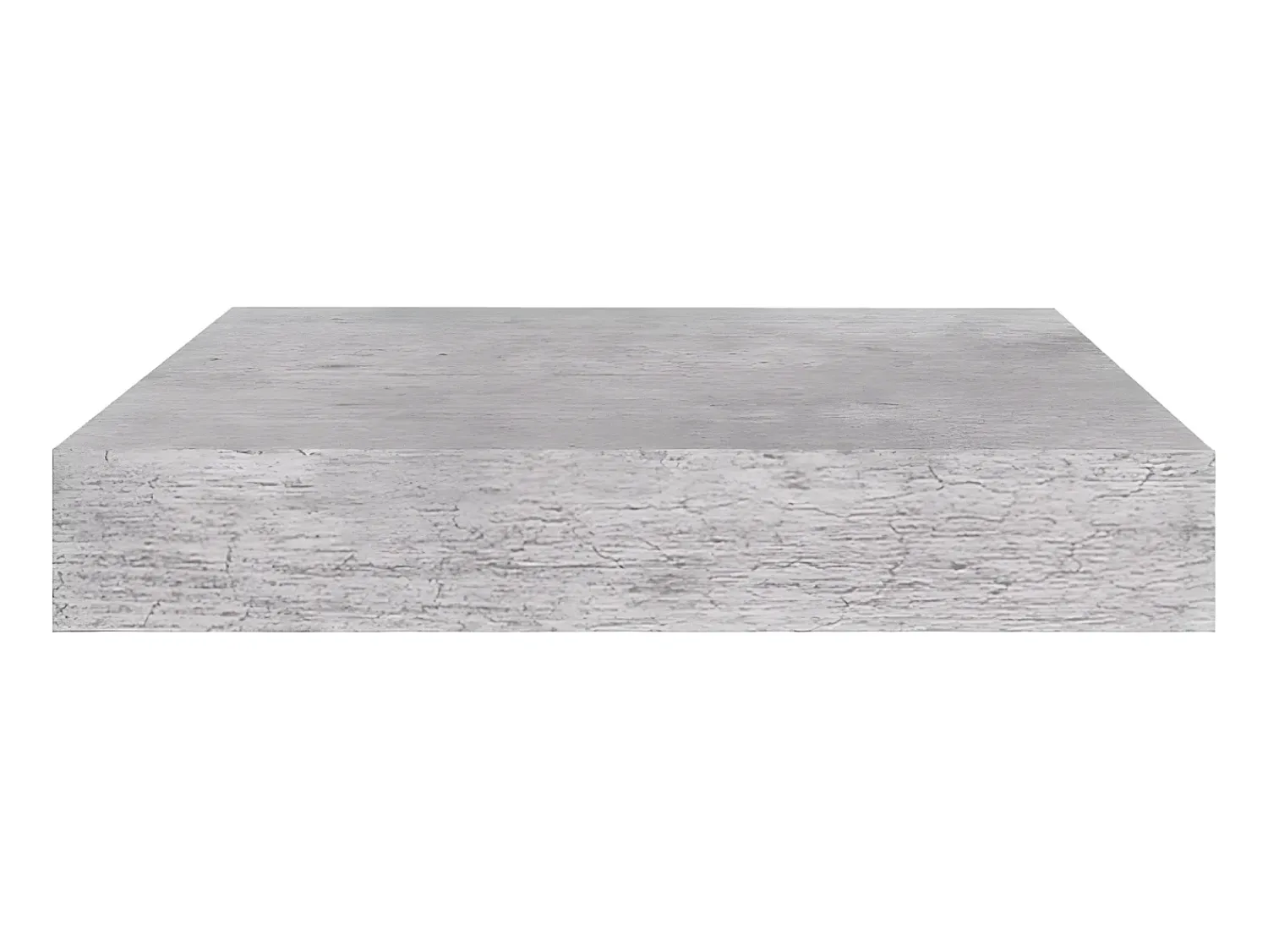 Prateleira* Prateleiras de parede 4 pcs 23x23,5x3,8cm MDF -cimento PT597547 Cinzento