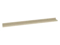 Online vidaxl Prateleiras de parede 2 pcs 100x9x3 cm carvalho sonoma Castanho