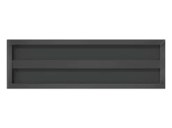 Clearance vidaxl Prateleiras de parede 2 pcs 75x23,5x3cm aço inoxidável prateado Preto