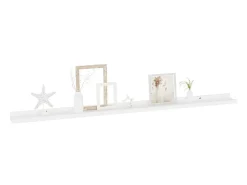 Prateleira* Prateleiras de parede 4 pcs 115x9x3 cm PT173786 Branco