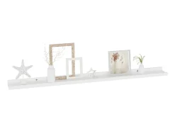 Prateleira* Prateleiras de parede 2 pcs 100x9x3 cm PT632275 Branco