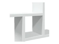 Online vidaxl Prateleiras de parede 2 pcs 50x12x50cm derivados madeira Branco