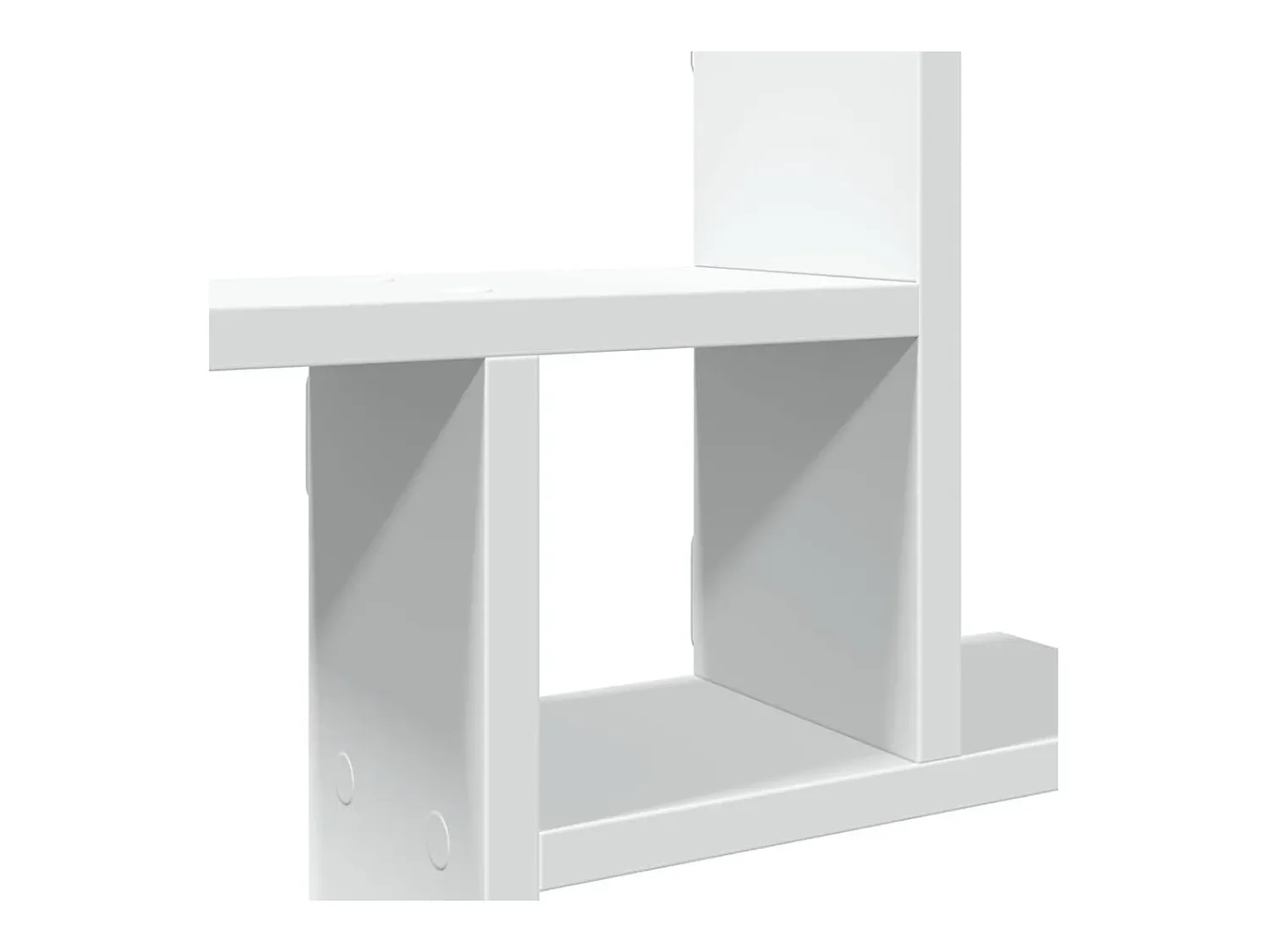 Online vidaxl Prateleiras de parede 2 pcs 50x12x50cm derivados madeira Branco