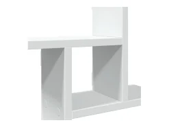 Online vidaxl Prateleiras de parede 2 pcs 50x12x50cm derivados madeira Branco