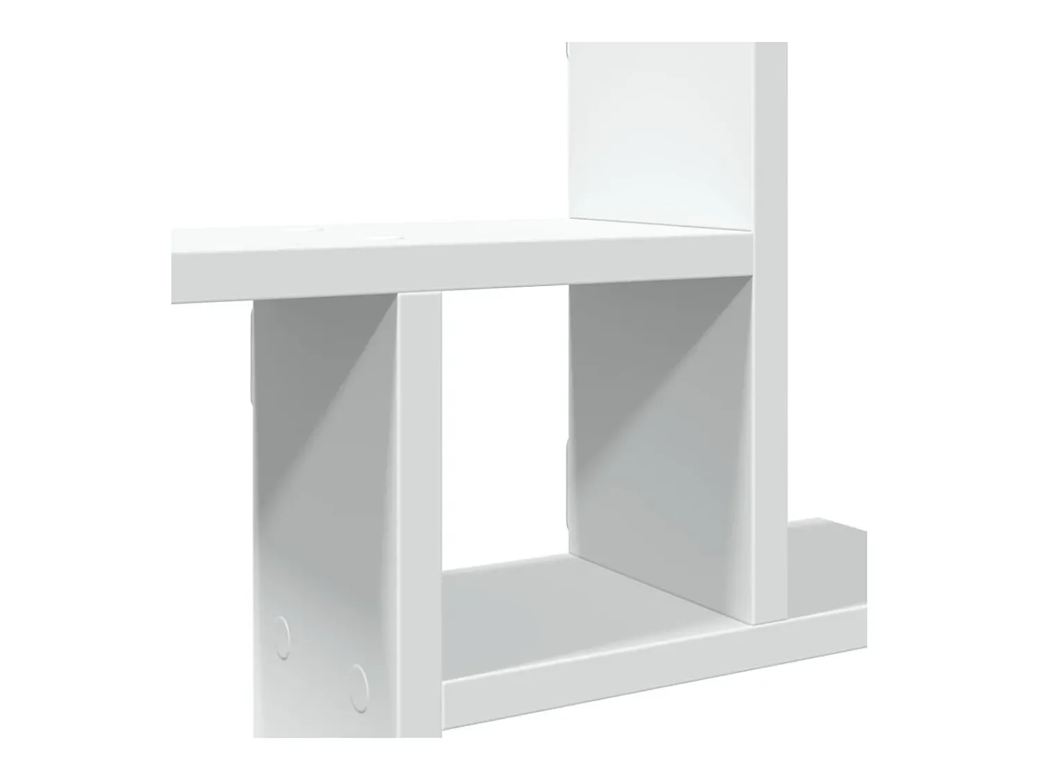 Online vidaxl Prateleiras de parede 2 pcs 50x12x50cm derivados madeira Branco