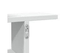 Online vidaxl Prateleiras de parede 2 pcs 50x12x50cm derivados madeira Branco