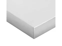 vidaxl Prateleiras de parede 2 pcs 75x23,5x3cm aço inoxidável^ Prateleira
