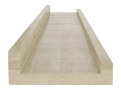 Prateleira|vidaxl Prateleiras de parede 4 pcs 60x9x3 cm carvalho sonoma Castanho