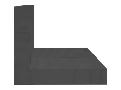 Prateleira| Prateleiras de parede 2 pcs 110x11x9 cm pinho maciço PT801011 Cinzento
