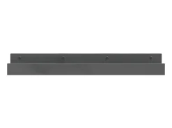 Sale Prateleiras de parede 2 pcs 80x12x9 cm pinho maciço PT836661 Cinzento