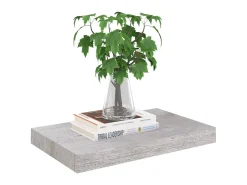 Online Prateleiras de parede 4 pcs 40x23x3,8 cm MDF -cimento PT557607 Cinzento