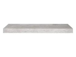 Prateleira| Prateleiras de parede 2 pcs 60x23,5x3,8cm MDF -cimento PT451059 Cinzento