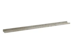 Prateleiras de parede 2 pcs 115x9x3 cm cimento PT642191^ Prateleira