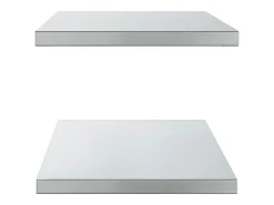 Prateleira|vidaxl Prateleiras de parede 2 pcs 100x40x3 cm aço inoxidável Prateado