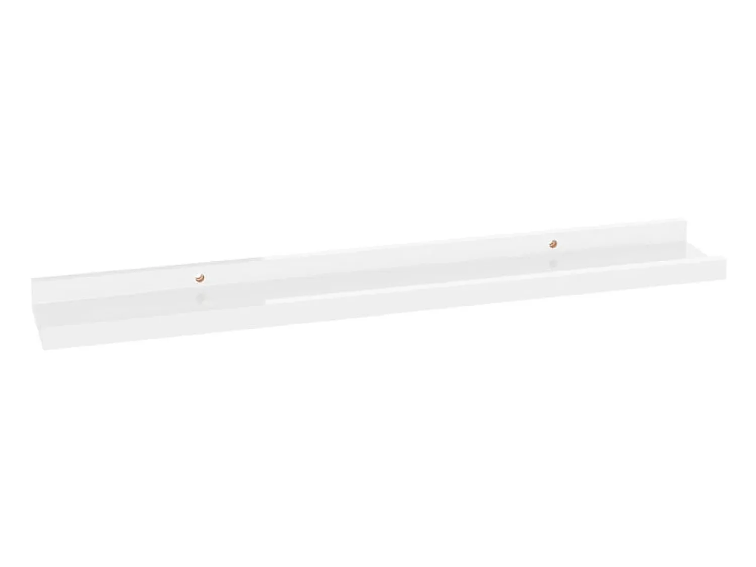 Prateleira| Prateleiras de parede 4 pcs 60x9x3 cm brilhante PT281324 Branco