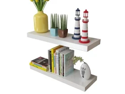 Best Prateleiras de parede 4 pcs 60 cm PT969227 Branco