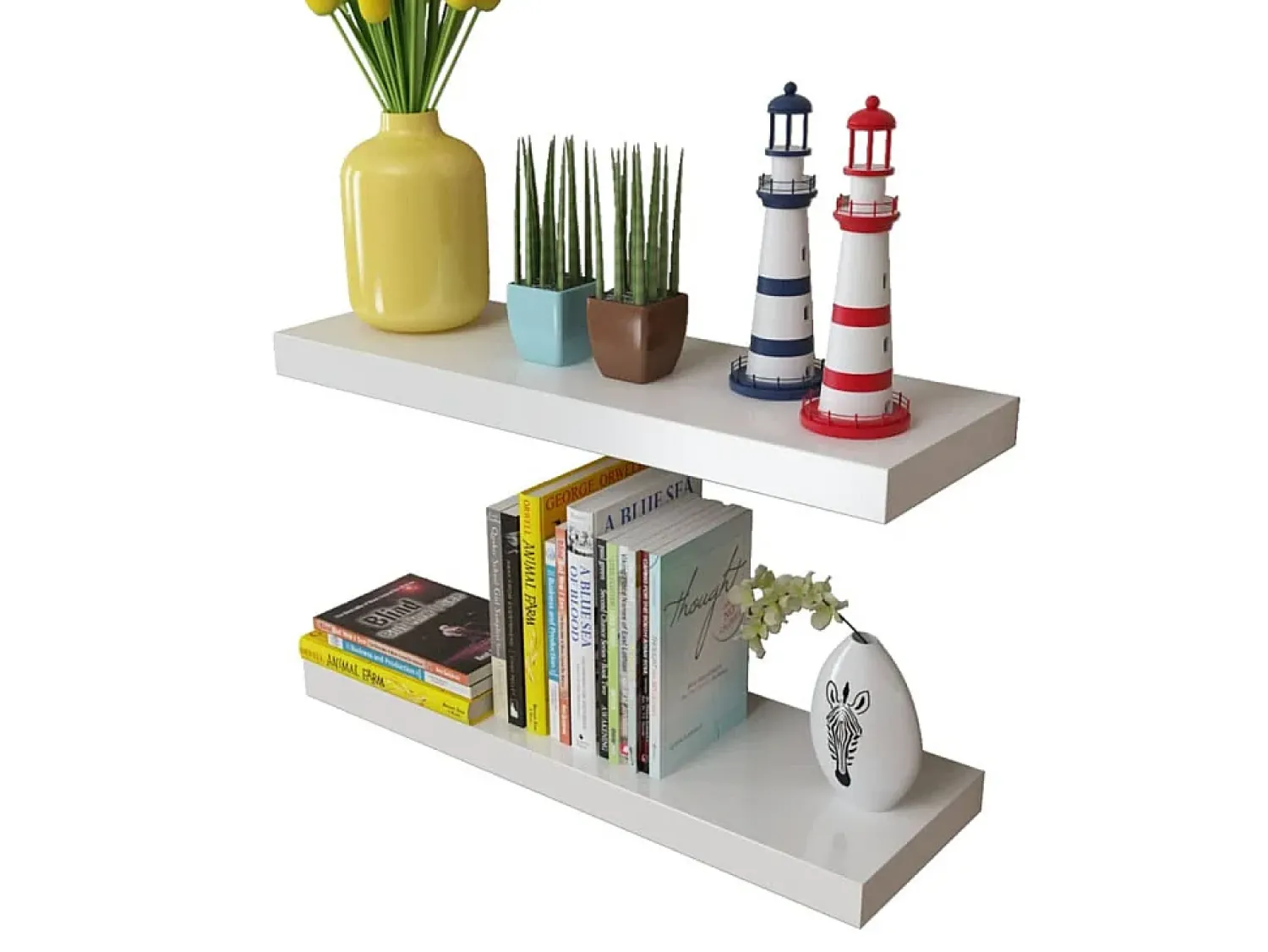 Best Prateleiras de parede 4 pcs 60 cm PT969227 Branco