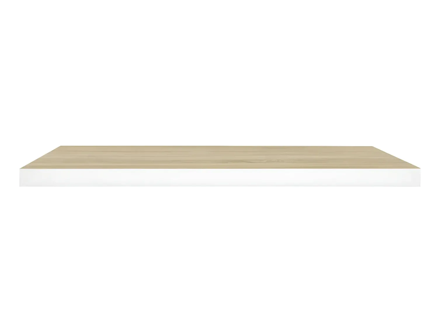 Prateleira* Prateleiras de parede 2 pcs 80x23,5x3,8cm MDF carvalho e branco PT645591 Castanho