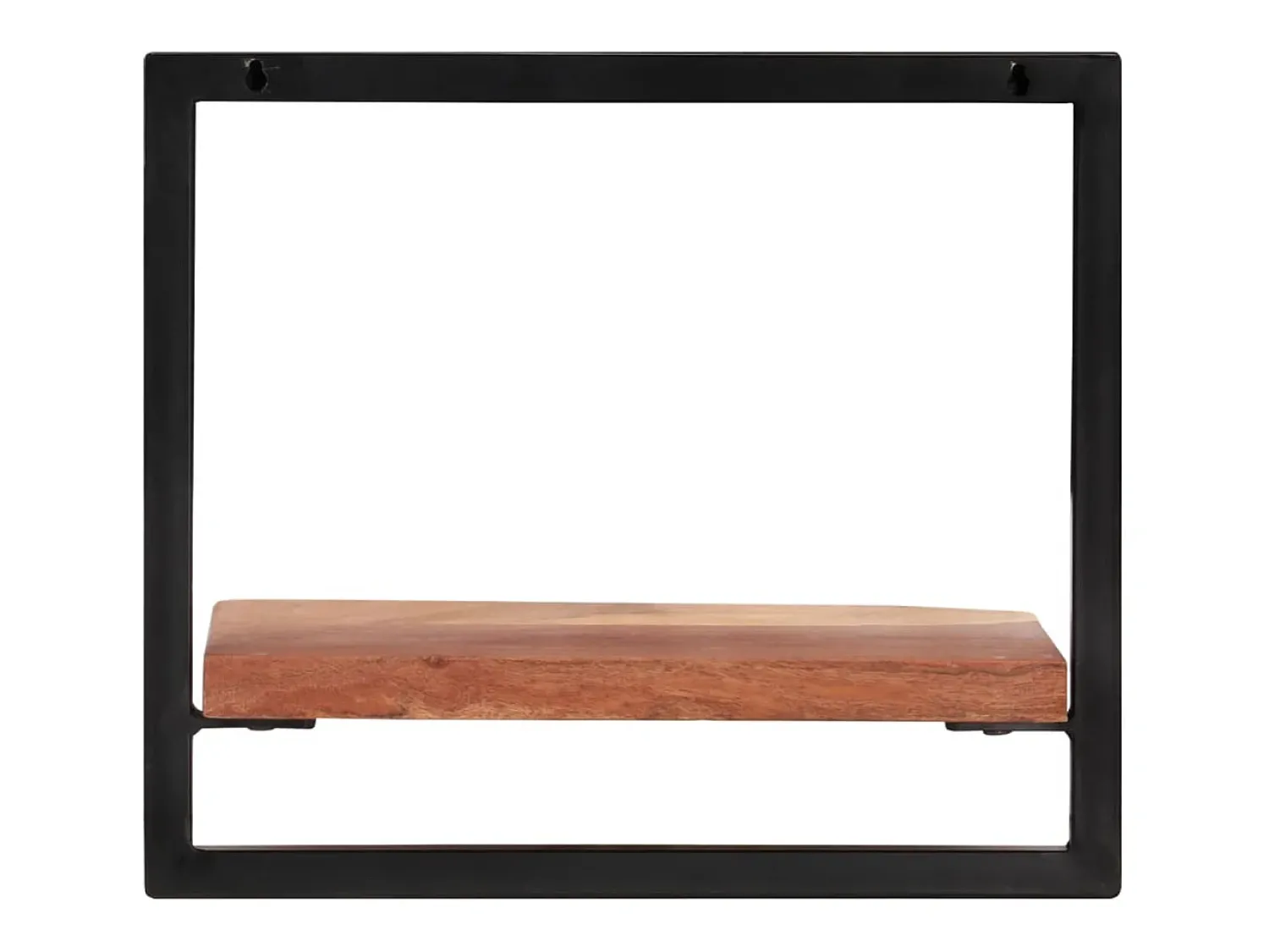 Discount Prateleiras de parede 2 pcs 40x24x35 cm acácia maciça e aço PT300176 Castanho