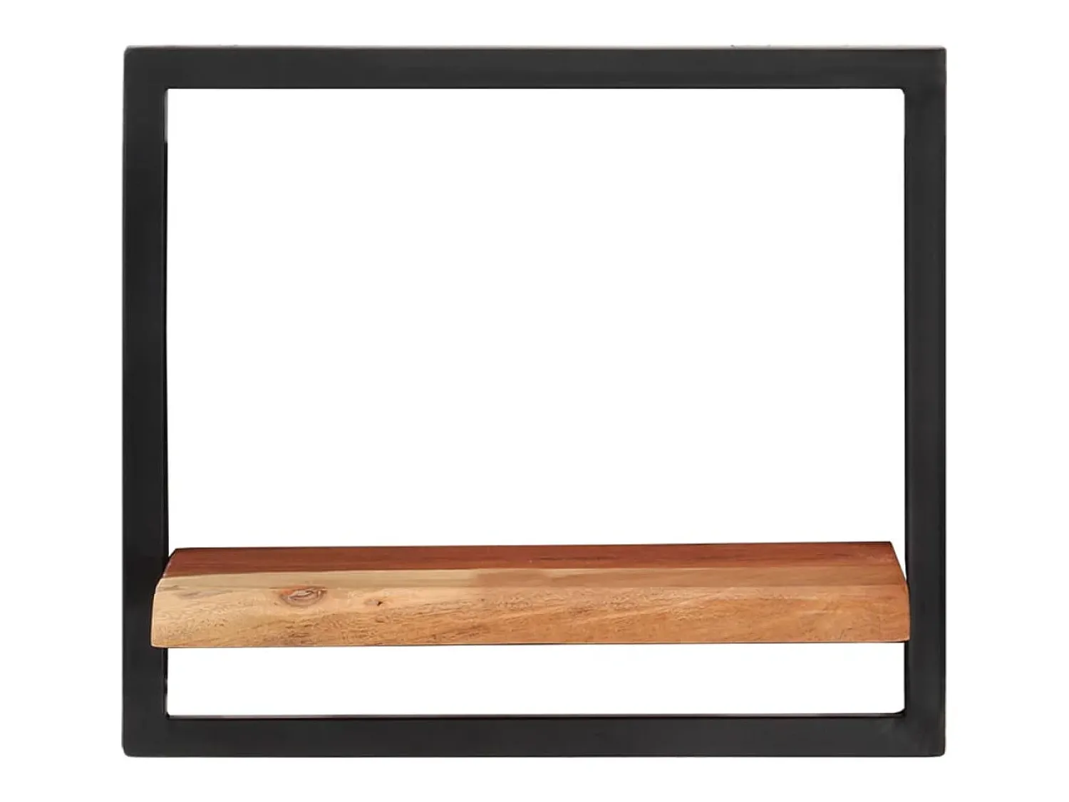 Discount Prateleiras de parede 2 pcs 40x24x35 cm acácia maciça e aço PT300176 Castanho