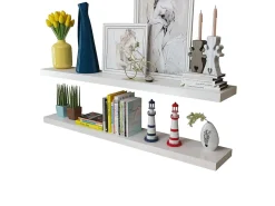 Best Prateleiras de parede 4 pcs 120 cm PT555051 Branco