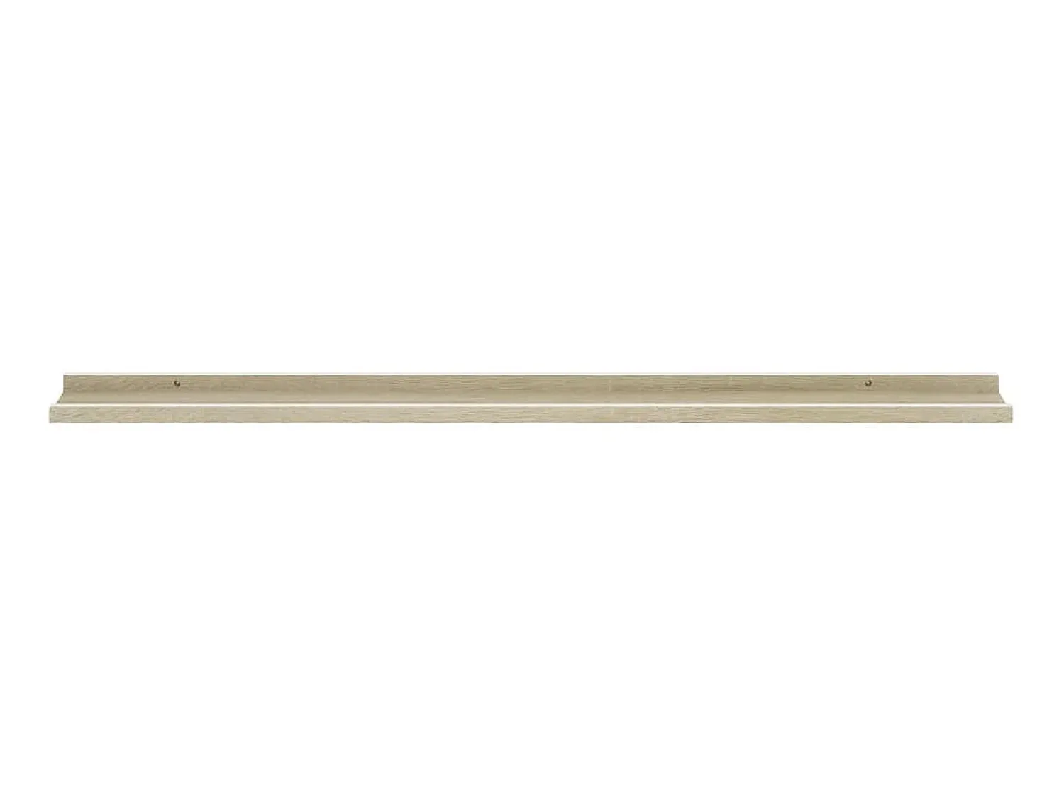 Prateleira| Prateleiras de parede 2 pcs 115x9x3 cm e carvalho sonoma PT262350 Branco