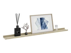 Prateleiras de parede 2 pcs 100x9x3 cm e carvalho sonoma PT764972^ Prateleira