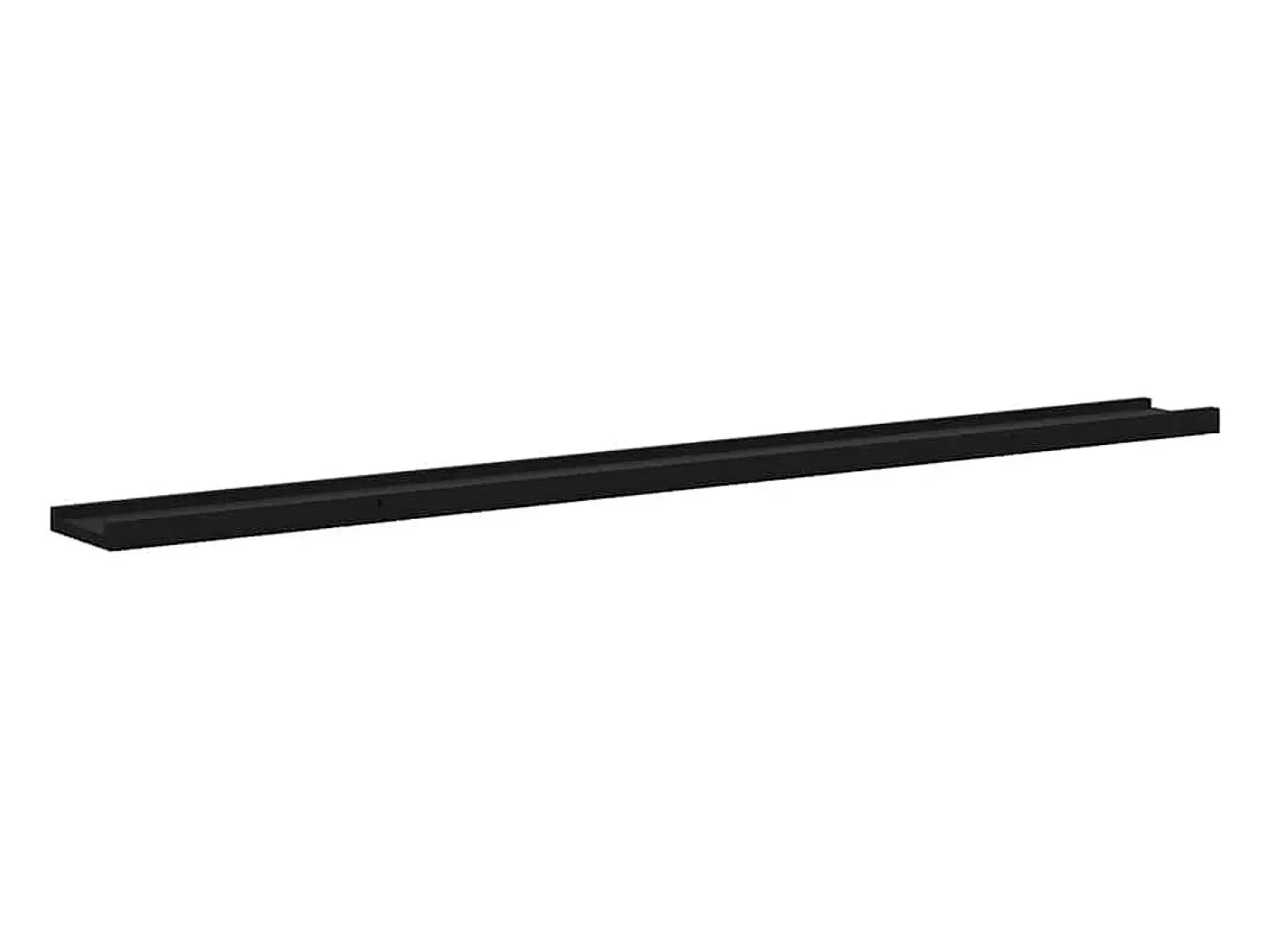 Prateleira|vidaxl Prateleiras de parede 4 pcs 115x9x3 cm Preto