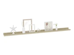 Prateleiras de parede 4 pcs 115x9x3 cm carvalho sonoma PT760556 Castanho