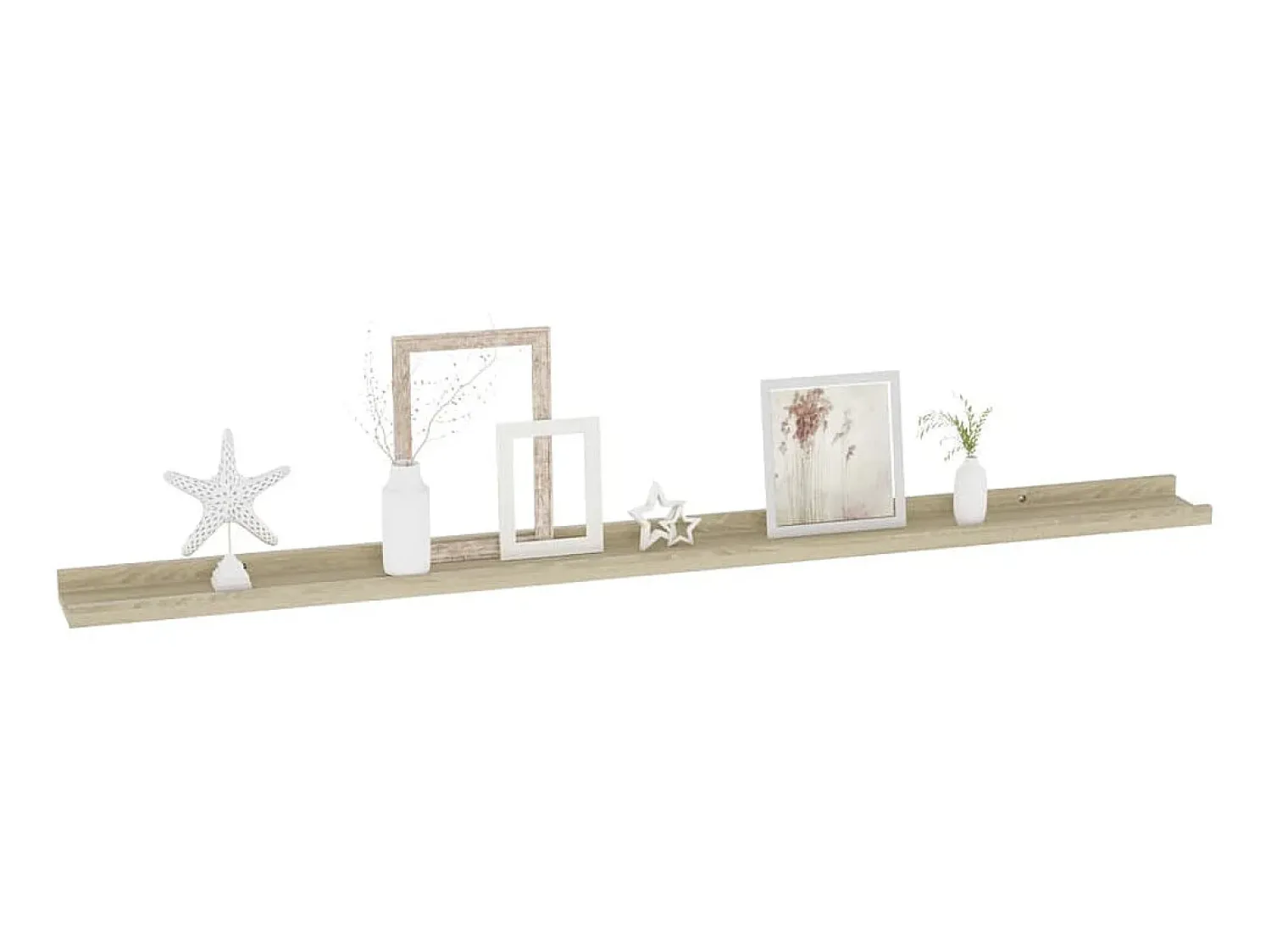 Prateleiras de parede 4 pcs 115x9x3 cm carvalho sonoma PT760556 Castanho