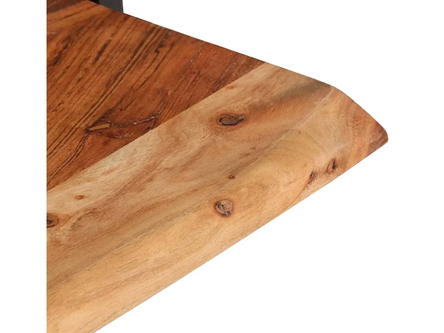 vidaxl Prateleiras de parede 2 pcs 40x24x35 cm acácia maciça e aço^ Prateleira
