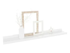 Sale Prateleiras de parede 2 pcs 60x9x3 cm brilhante PT436733 Branco