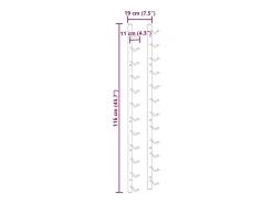 Prateleira|vidaxl Prateleiras de parede 4 pcs 60x9x3 cm cimento Cinzento
