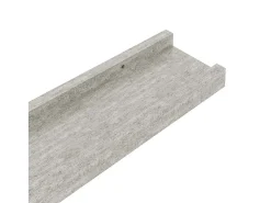 Prateleira|vidaxl Prateleiras de parede 4 pcs 60x9x3 cm cimento Cinzento