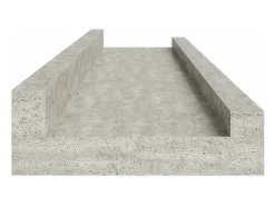 Prateleira|vidaxl Prateleiras de parede 4 pcs 60x9x3 cm cimento Cinzento