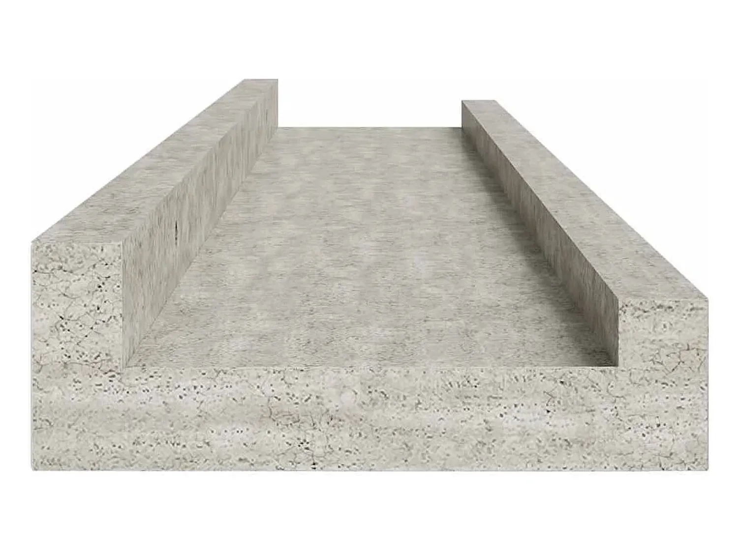 Prateleira|vidaxl Prateleiras de parede 4 pcs 60x9x3 cm cimento Cinzento
